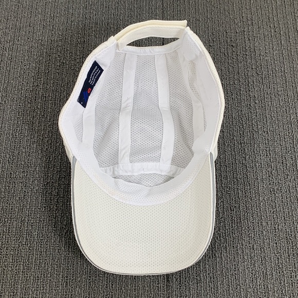 Chimney Rock Athletic Hat Unisex OSFA White Jersey Mesh Strapback 6 Panel Cap HG - Picture 9 of 13